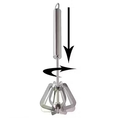 Hand Push Rotary Whisk Blender