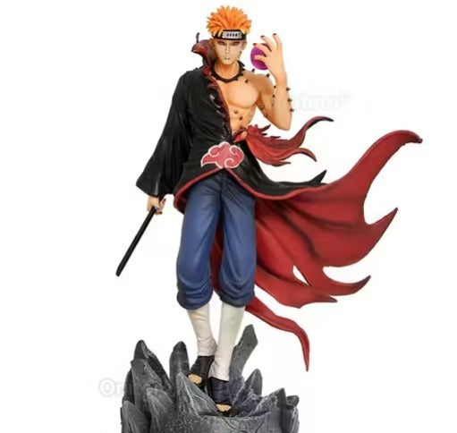 Anime Naruto Pain Standing Action Figure Height- 22.5cm Authentic Design, Highly Detailed-Exact Replica of Image