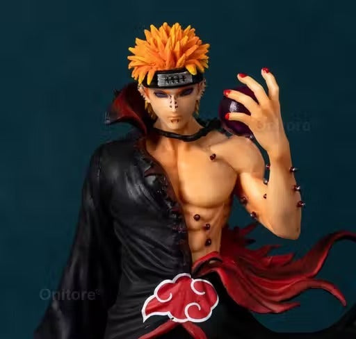 Anime Naruto Pain Standing Action Figure Height- 22.5cm Authentic Design, Highly Detailed-Exact Replica of Image