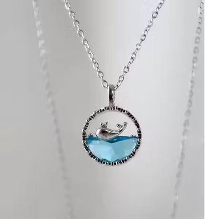 dolphin Pendant Chain | Girls dolphin Locket | Girls dolphin necklace chain | chain for women