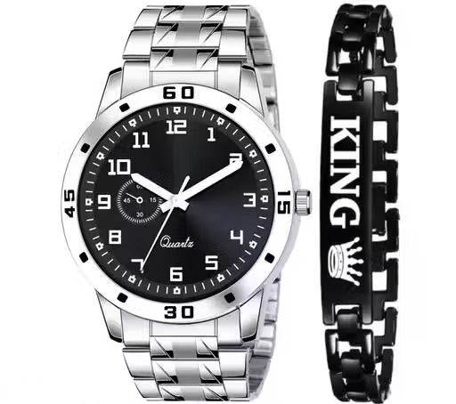 Classy Men Watches With Bracalet