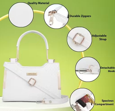 GRAADA Women's Cross-body Bags, Women's Top-Handle Bags, Women's Hobos & Shoulder Bags Ladies Purse Handbag